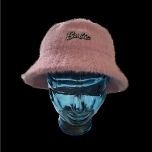 Barbie fuzzy bucket hat 💕